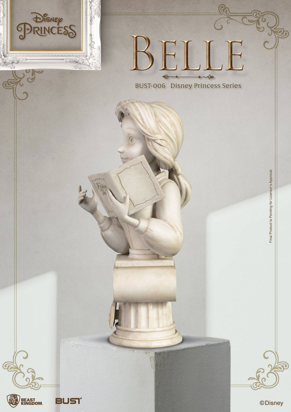 BEAST KINGDOM BELLE DISNEY PRINCESS SERIES BUSTO 15 CM
