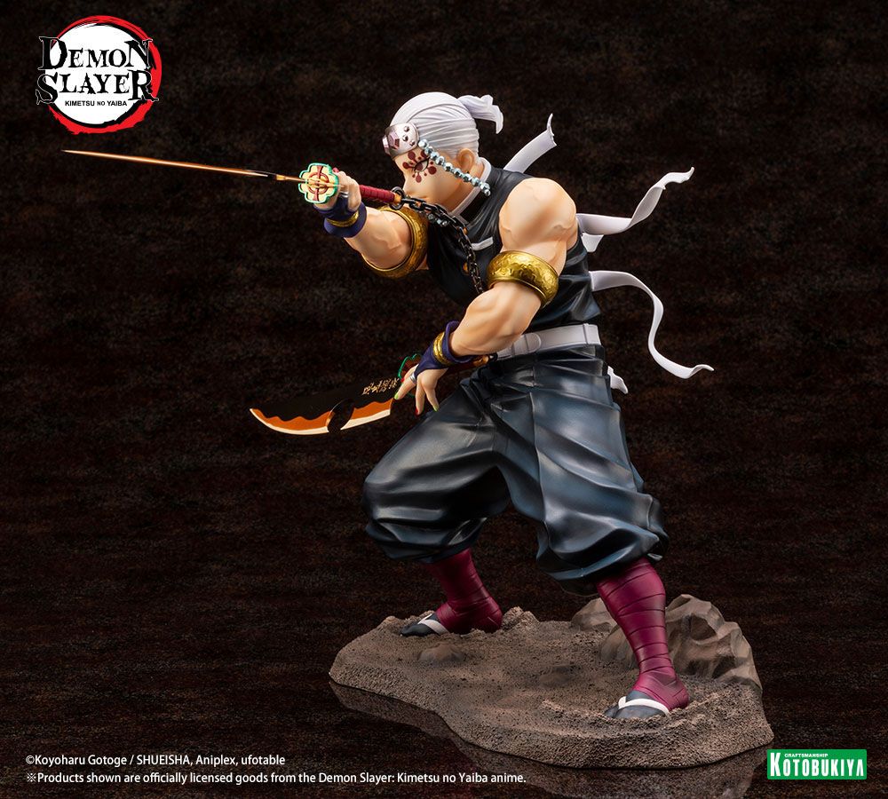 Demon Slayer: Kimetsu No Yaiba Artfxj Statua 1/8 Tengen Uzui Regular Edition 23 Cm Kotobukiya