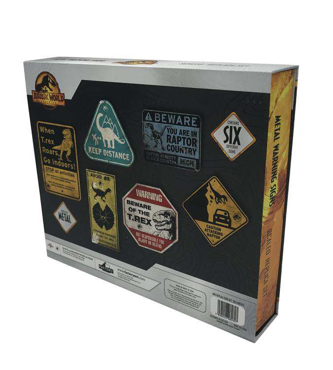 FACTORY ENT JW METAL WARNING SCALED PROP REPLICA 20 cm