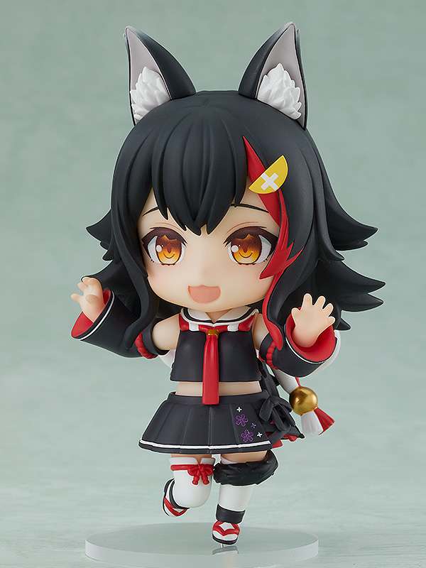 GOOD SMILE COMPANY - HOLOLIVE NENDOROID PRODUCTION OOKAMI MIO MINI FIGURA 10 cm