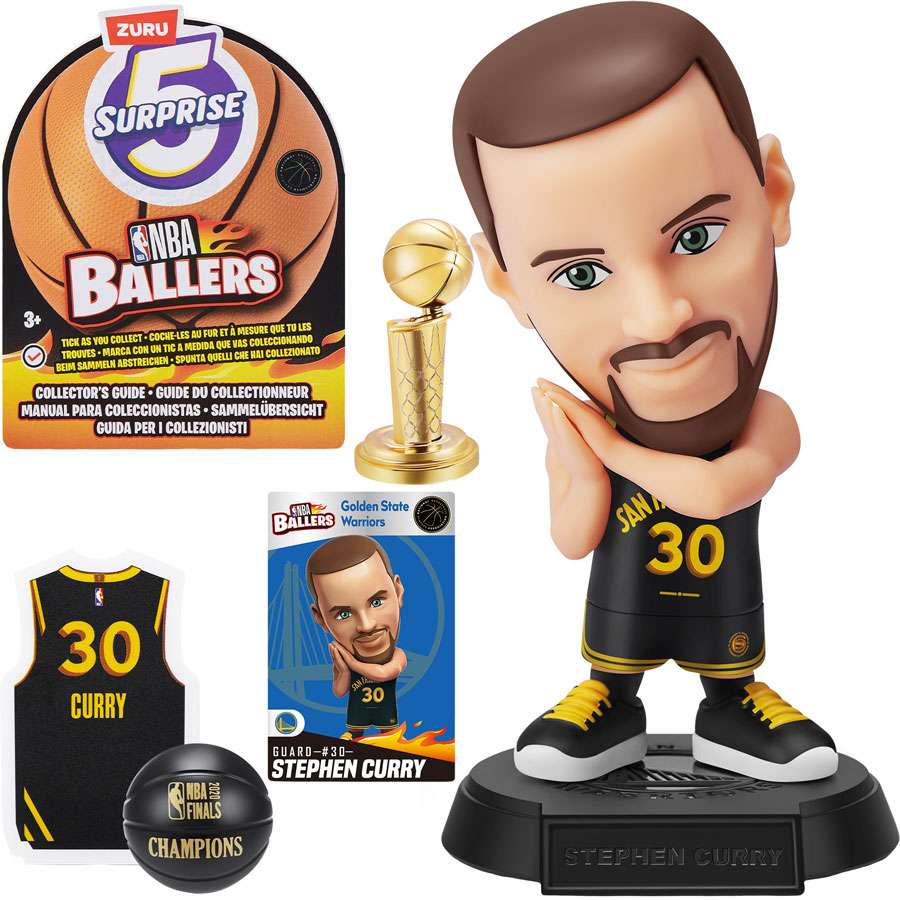NBA BALLERS STATUA 5-SURPRISE S1 DISPLAY 12 PZ 10 CM ZURU