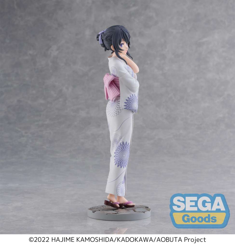 RASCAL DOES NOT DREAM OF BUNNY GIRL SENPAI LUMINASTA PVC STATUA MAI SAKURAJIMA YUKATA 22 CM SEGA