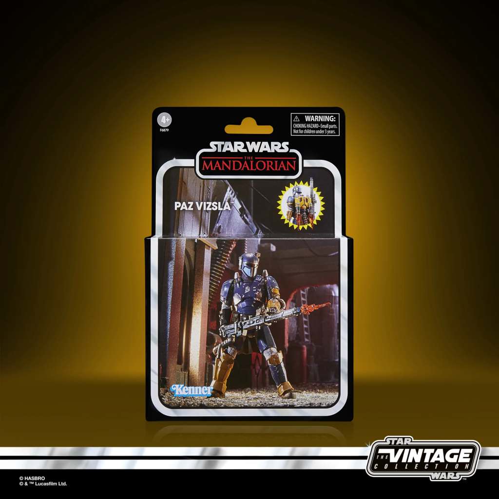 STAR WARS: THE MANDALORIAN VINTAGE COLLECTION ACTION FIGURA PAZ VIZSLA 10 CM HASBRO