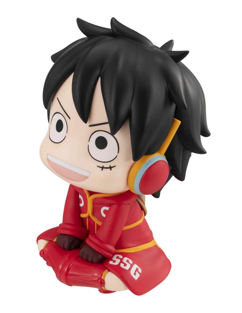 MEGAHOUSE LUFFY - ONE PIECE LOOK UP MONKEY D VER FUTURE ISLAND EGGHEAD MINI FIGURA 10 cm