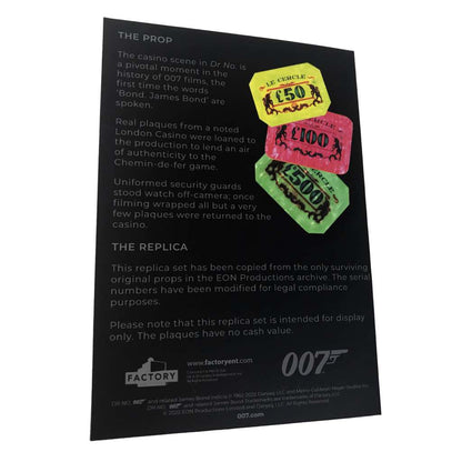 FACTORY ENT JAMES BOND DR NO CASINO SET LTD ED PROP REPLICA LIMITED EDITION