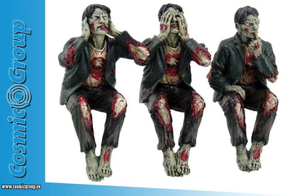 SEE NO HEAR NO SPEAK NO EVIL ZOMBIES