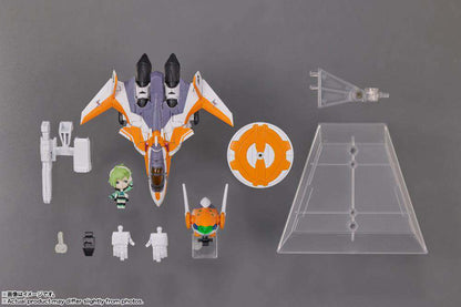 BANDAI MACROSS VF-31E SIEGFRIED REINA TINY SESS ACTION FIGURE 10 cm