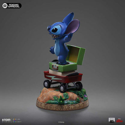 IRON STUDIOS LILO STITCH STITCH 1/10 STATUA 17 cm