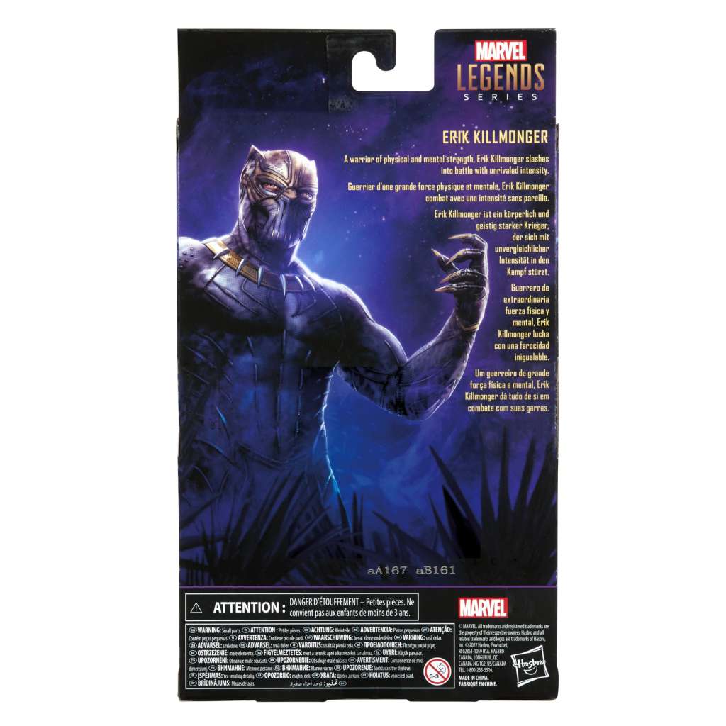 HASBRO - MARVEL LEGENDS BLP ERIK KILLMONGER AF ACTION FIGURE