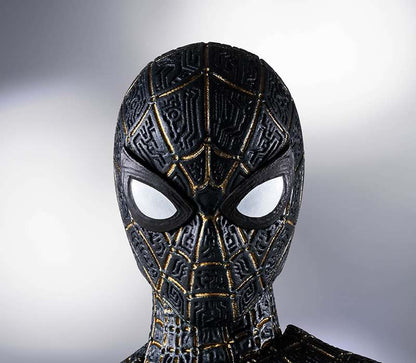 BANDAI SHF SPIDER-MAN NO WAY HOME BLACK/GOLD ACTION FIGURE 15 cm