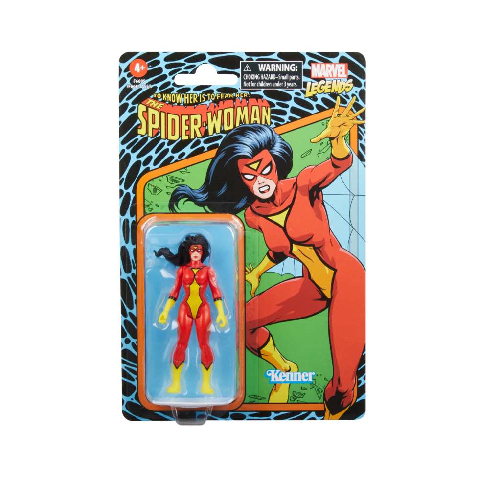 HASBRO - MARVEL LEGENDS RETRO SPIDER-WOMAN AF ACTION FIGURE