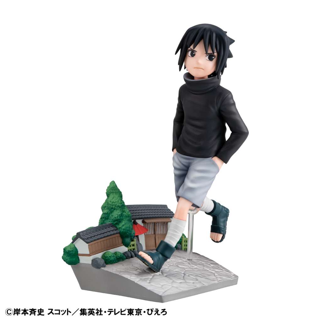 NARUTO SHIPPUDEN G.E.M. SERIES PVC STATUA SASUKE UCHIHA GO! 14 CM MEGAHOUSE