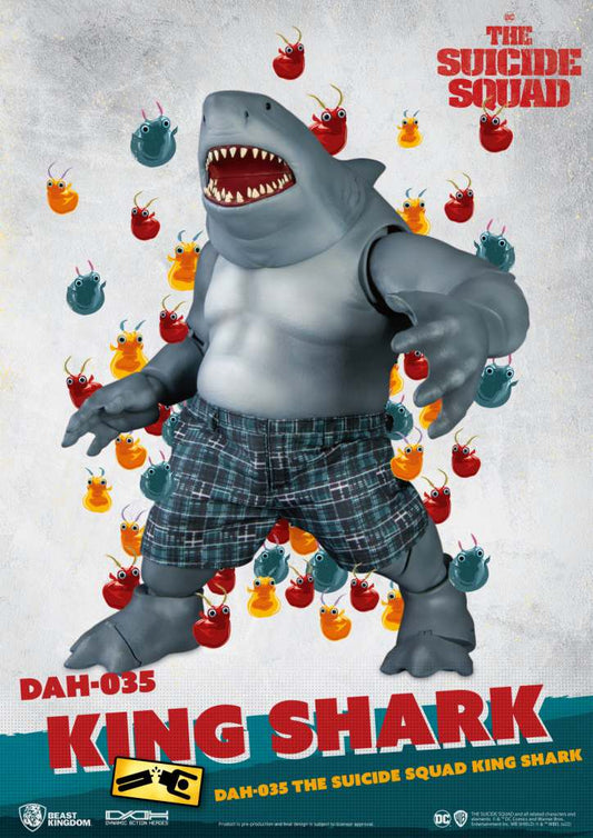THE SUICIDE SQUAD DYNAMIC 8CTION HEROES ACTION FIGURA 1/9 KING SHARK 21 CM BEAST KINGDOM TOYS