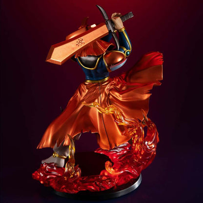 MEGAHOUSE MONSTER CHRONICLES YUGIOH FLAME SWORDSMA STATUA 12 cm
