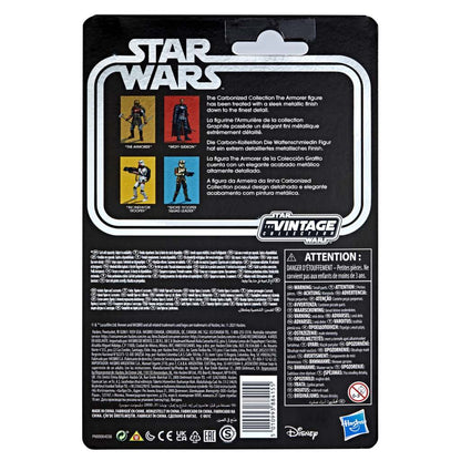 STAR WARS THE MANDALORIAN VINTAGE COLLECTION CARBONIZED ACTION FIGURA 2021 THE ARMORER 10 CM HASBRO