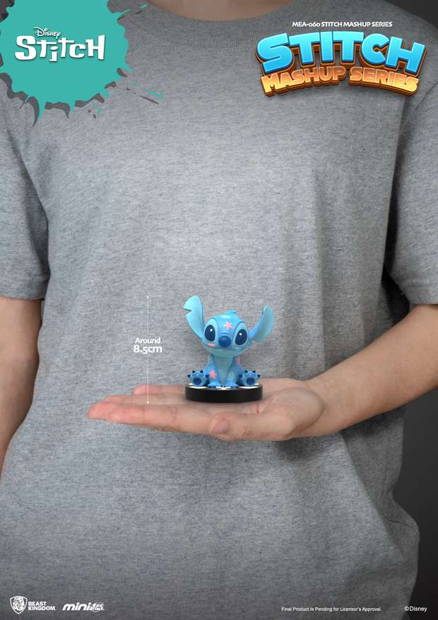 BEAST KINGDOM MINI EGG ATTACK STITCH MASHUP BLIND BOX DISPLAY (6) MINI FIGURA 8 cm
