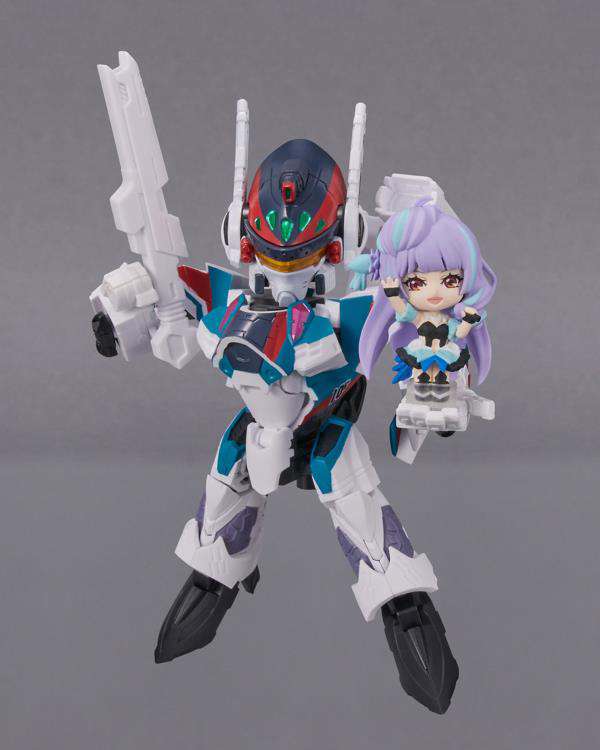 BANDAI MACROSS VF-31S SIEGFRIED MIKUMO TINY SES ACTION FIGURE 10 cm
