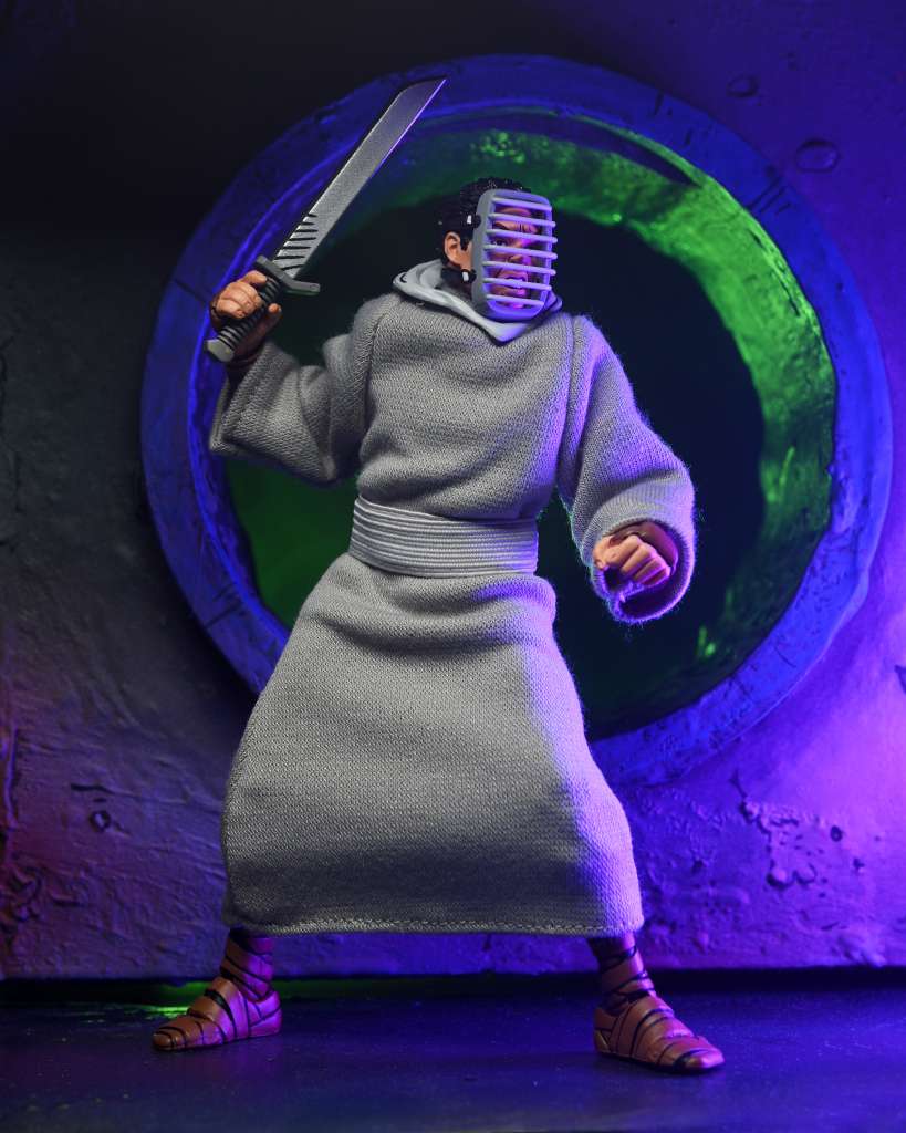 TARTARUGHE NINJA (MIRAGE COMICS) ACTION FIGURA FOOT NINJA CLASSIC COLORS 18 CM NECA