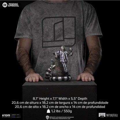 IRON STUDIOS BEETLEJUICE 1/10 STATUA 19 cm