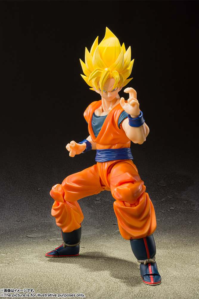 Dragon Ball Z S.h. Figuarts Figure Goku Super Saiyan Full Power 14 Cm Bandai
