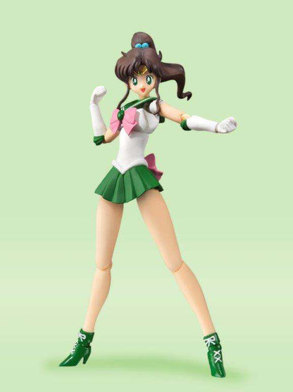 BANDAI SAILOR JUPITER SAILOR MOON S.H. FIGUARTS ANIMATION COLOR EDITION ACTION FIGURE 14 CM