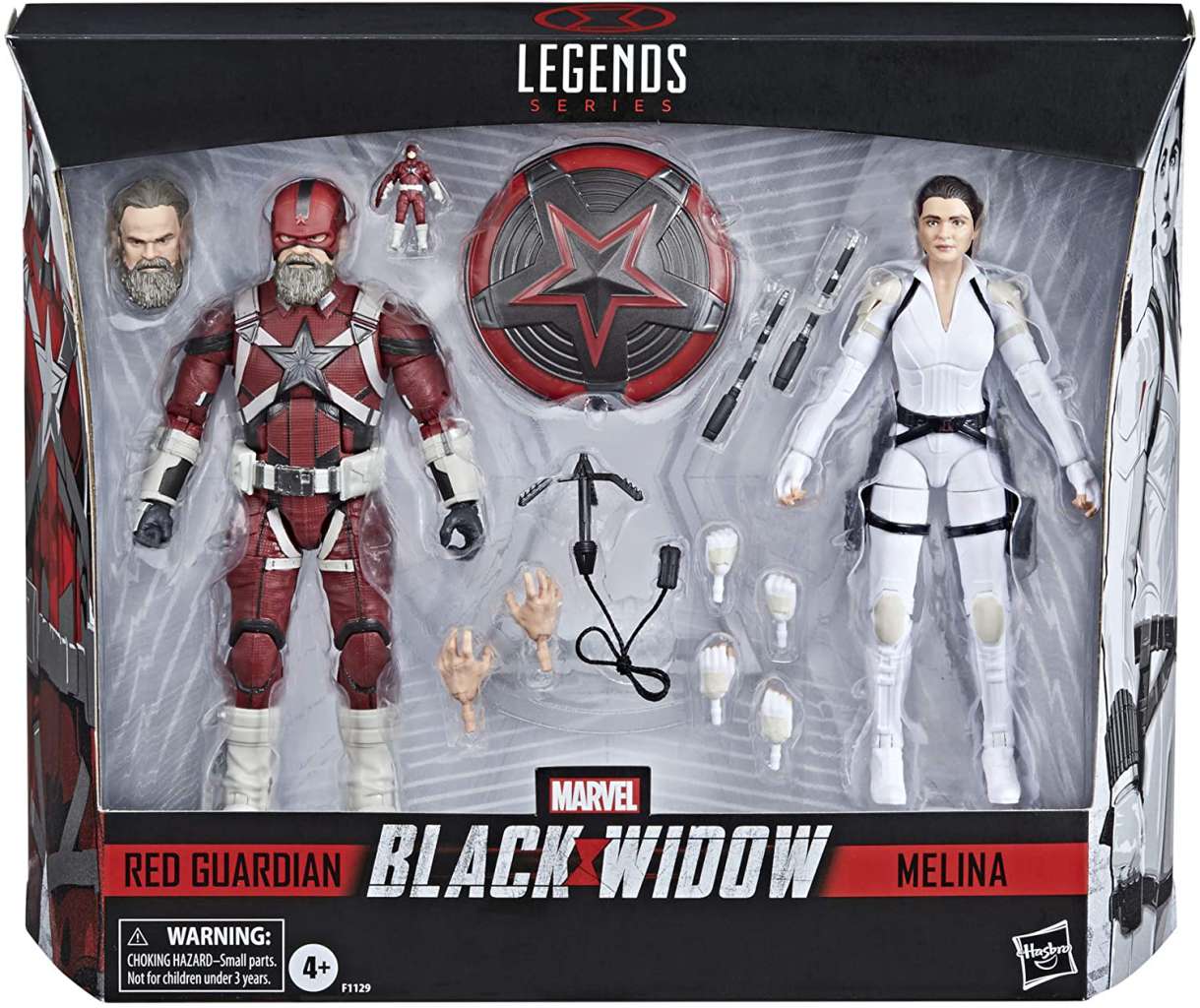 HASBRO ML RED GUARDIAN & MELINA VOSTKOFF AF ACTION FIGURE