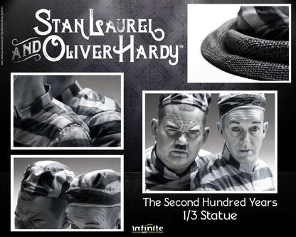 INFINITE STATUE STAN LAUREL & OLIVER HARDY 1/3 STATUA 29 cm
