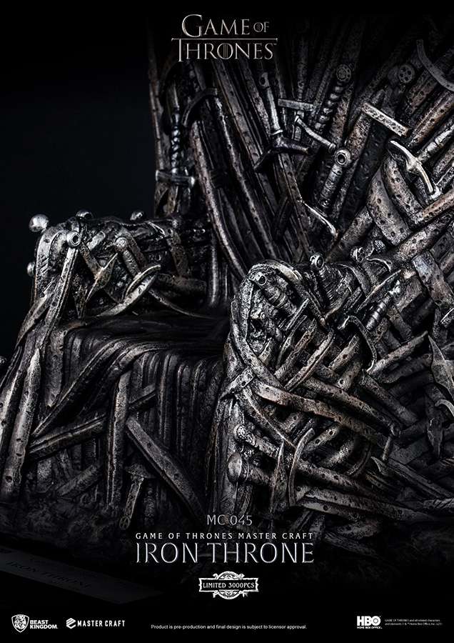 GOT IRON THRONE MASTER CRAFT STATUE