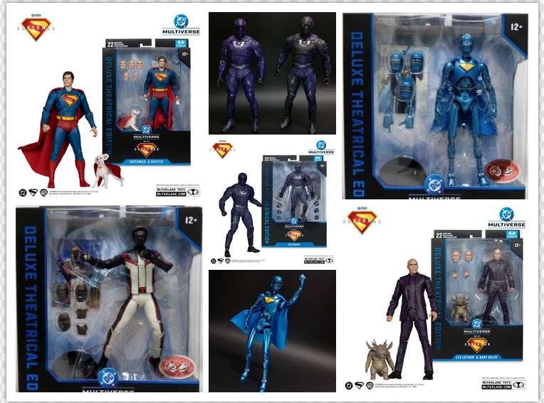 DC THEAT DLX SUPERMAN MOVIE ASST SET (6)