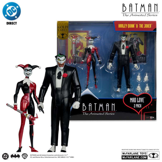 BATMAN ANIM COM HARLEY &  JOKER MADLOVE