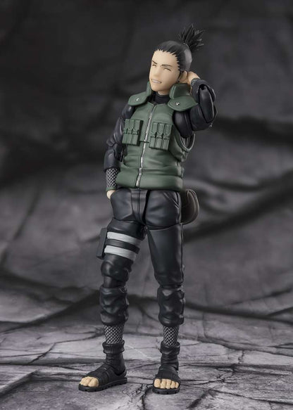 NARUTO SHIPPUDEN S.H. FIGUARTS ACTION FIGURA SHIKAMURA NARA BRILLIANT STRATEGIST 15 CM BANDAI TAMASHII NATIONS
