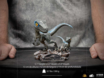 IRON STUDIOS JW DOMINATION BLUE + BETA MINICO STATUA 13 cm