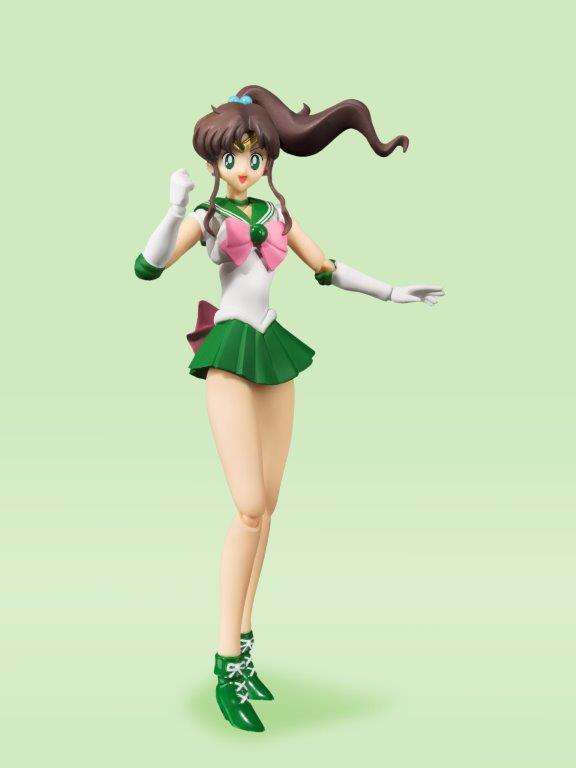BANDAI SAILOR JUPITER SAILOR MOON S.H. FIGUARTS ANIMATION COLOR EDITION ACTION FIGURE 14 CM