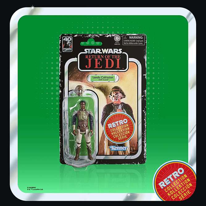 HASBRO SW RETRO LANDO CALRISSIAN SKIFF GUARD AF ACTION FIGURE