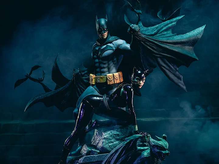 BATMAN AND CATWOMAN REUNION 1/4 SCALE ST