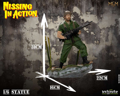 MISSING IN ACTION COLONNELLO JAMES BRADDOCK STATUA 1/6 31CM INFINITE STATUE