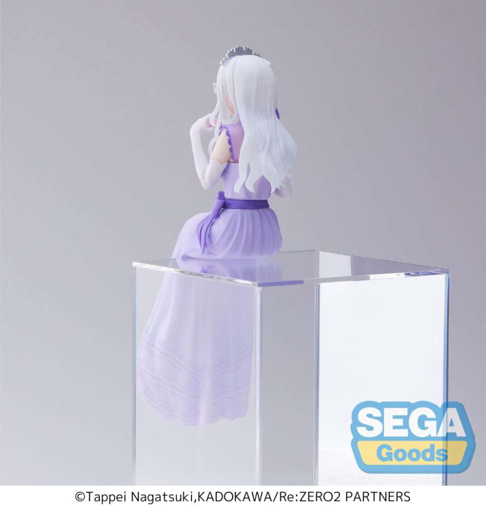 RE ZERO EMILIA PARTY PM PERCHING FIGURA FIGURA SEGA