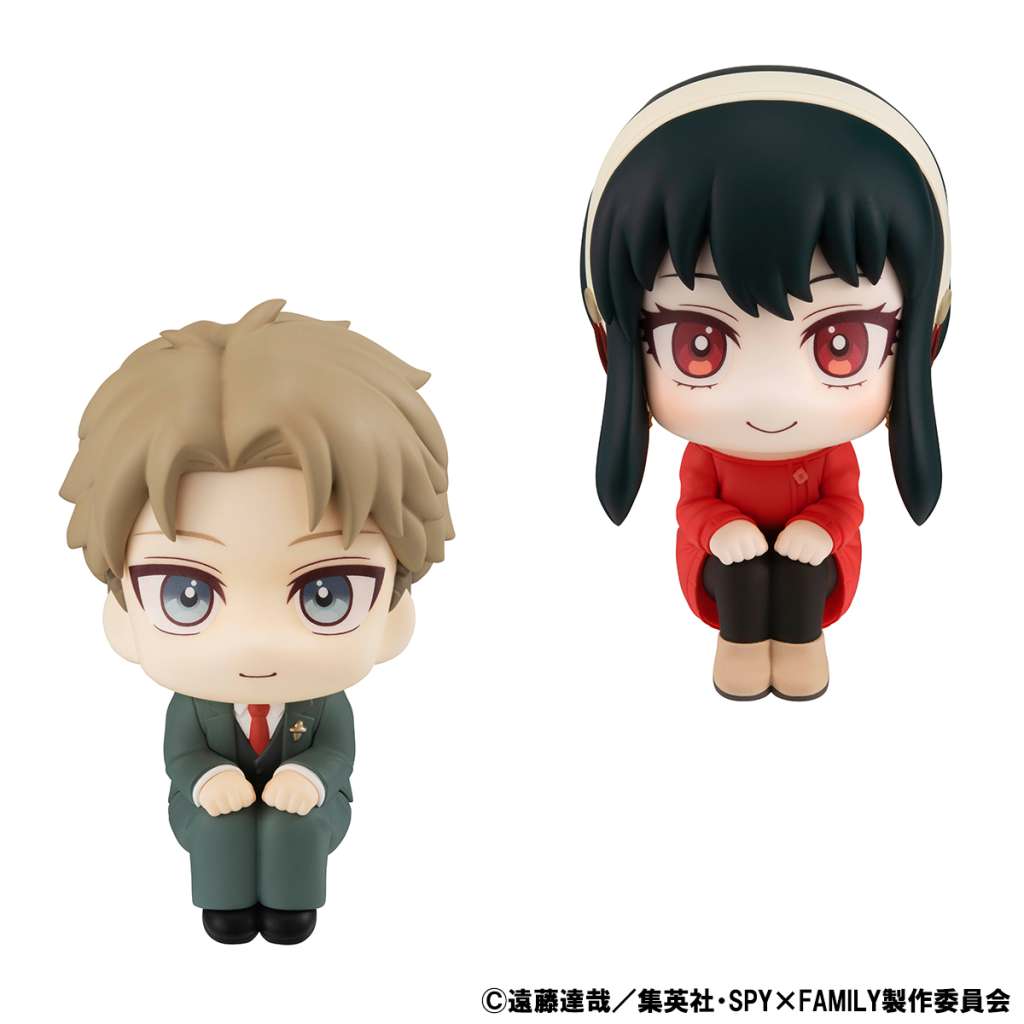 SPY X FAMILY LOOK UP PVC STATUAS LOID FORGER & YOR FORGER SET 11 CM MEGAHOUSE