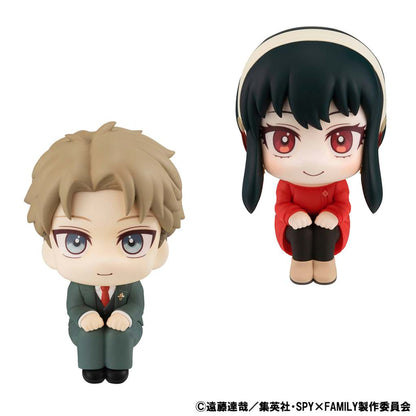 SPY X FAMILY LOOK UP PVC STATUAS LOID FORGER & YOR FORGER SET 11 CM MEGAHOUSE
