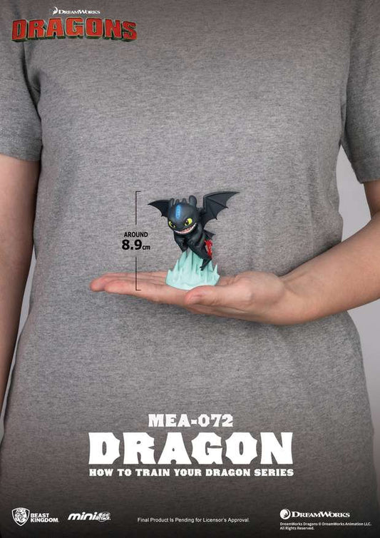 BEAST KINGDOM MINI EGG ATTACK HOW TRAIN YOUR DRAGON BLIND BOX DISPLAY (6) MINI FIGURA 8 cm