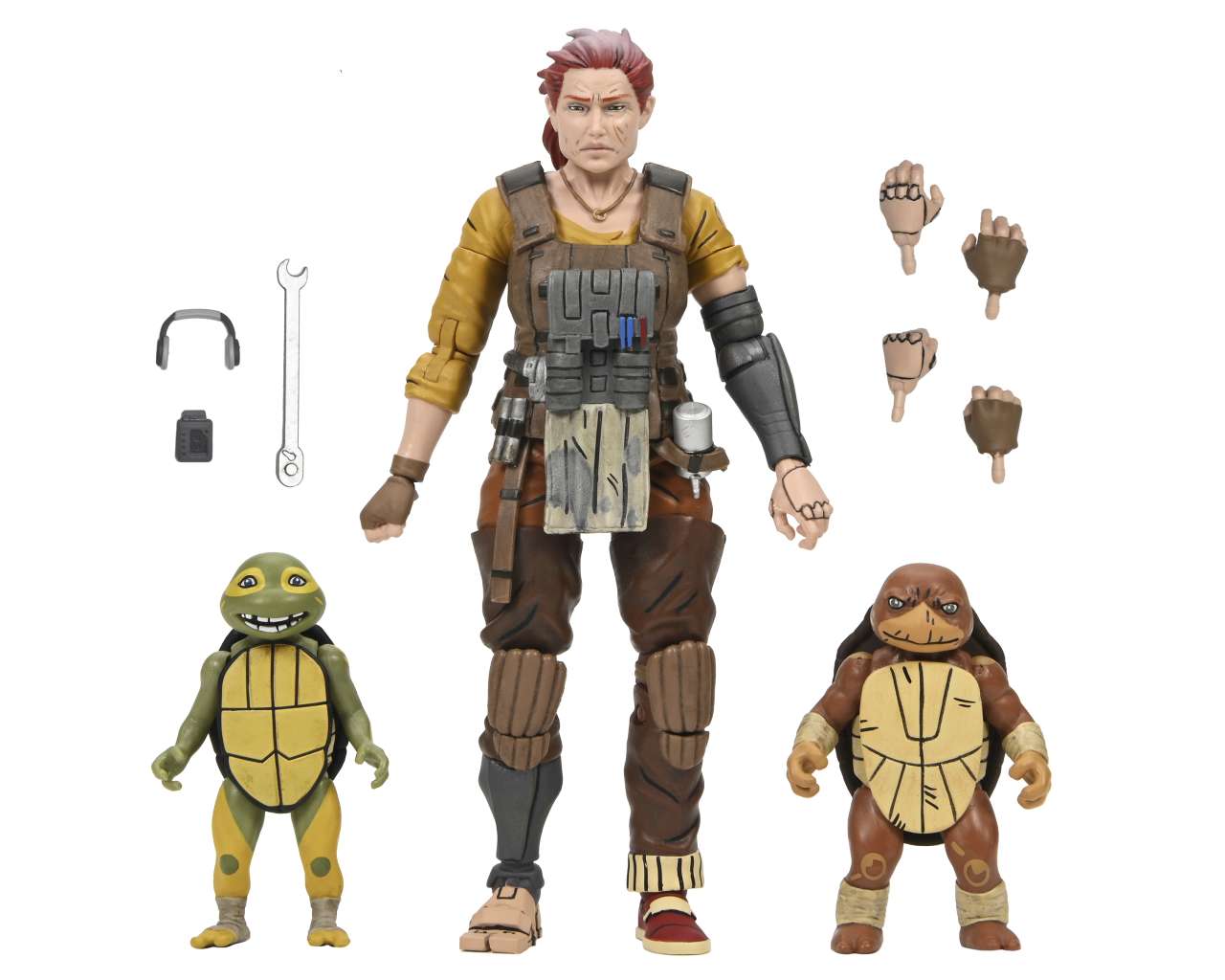TMNT LRONIN LYEAR GR APRIL BA YI MOJA ACTION FIGURE
