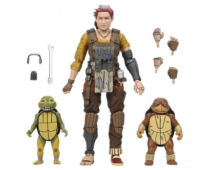 TMNT LRONIN LYEAR GR APRIL BA YI MOJA ACTION FIGURE
