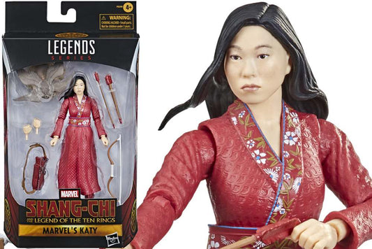 SHANG-CHI E THE LEGEND OF THE TEN ANELLI MARVEL LEGENDS ACTION FIGURA 2021 MARVEL'S KATY 15 CM HASBRO