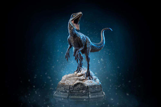 JURASSIC WORLD DOMINION ART SCALE STATUA 1/10 BLUE 19 CM IRON STUDIOS