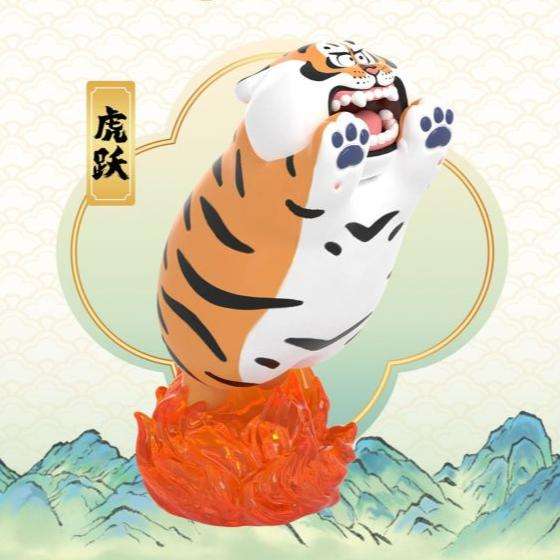 FUNISM ALEXANDER FAT TIGER LONG TENG HU YE BLIND BOX DISPLAY (8) MINI FIGURA 8 cm