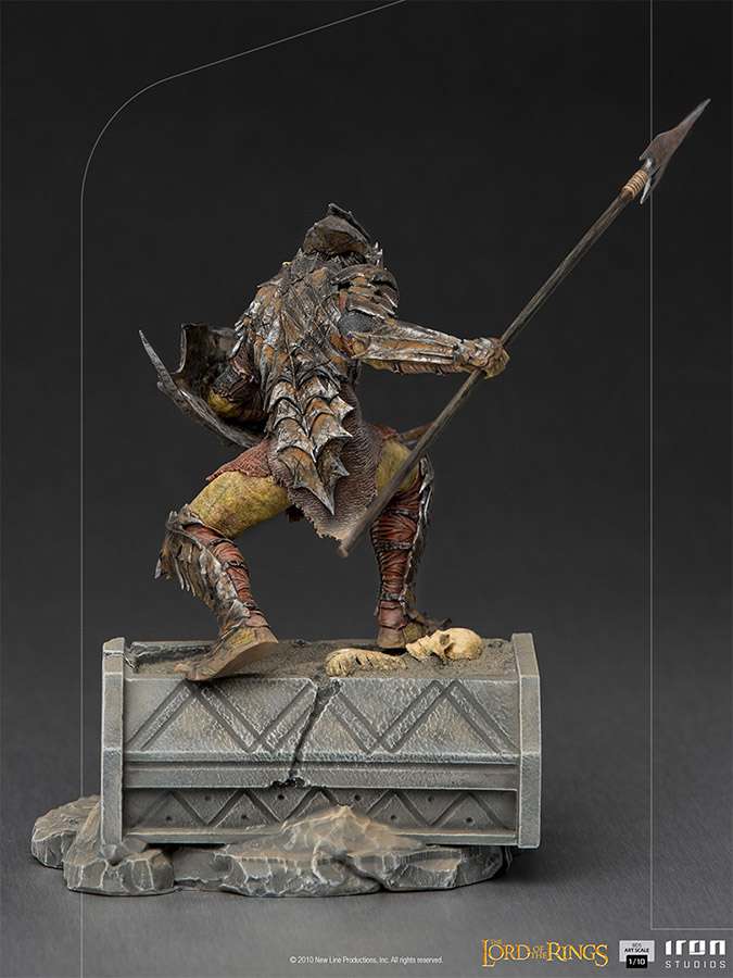 IRON STUDIOS LOTR ARMORED ORC ART 1/10 STATUA 20 cm
