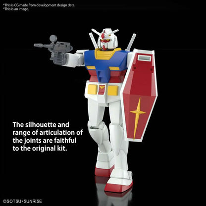 BANDAI - GUNDAM BEST MECHA COLLECTION RX-78-2 REVIVAL VER 1/144 MODEL KIT 12 cm