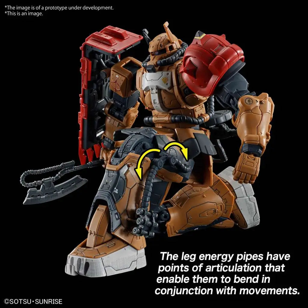 BANDAI HG ZAKU II F TYPE SOLARI RFV 1/144 MODEL KIT 14 cm