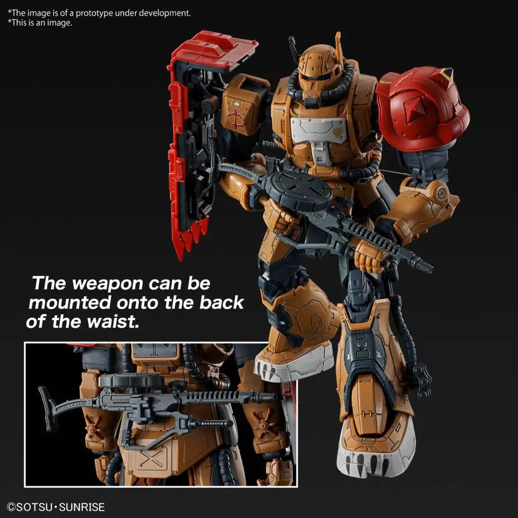 BANDAI HG ZAKU II F TYPE SOLARI RFV 1/144 MODEL KIT 14 cm
