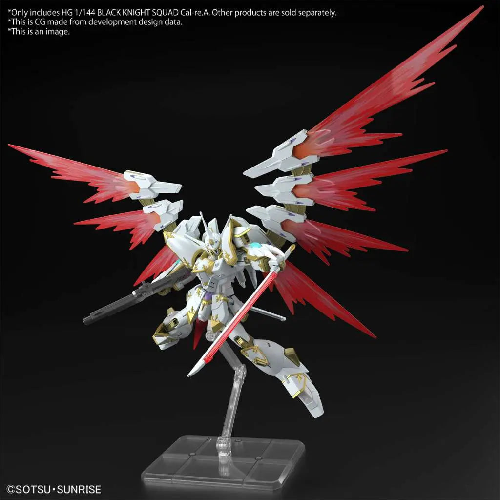 BANDAI HG BLACK KNIGHT SQUAD CAL-RE 1/144 MODEL KIT 14 cm